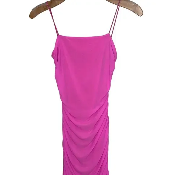 Princess Polly Holloway Wishes cutout pink mesh lined Dress size 6 - Picture 6 of 9